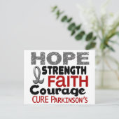 Parkinson-Krankheit HOPE 3 Postkarte (Stehend Vorderseite)