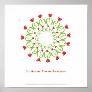 Parkinson-Krankheit, Parkinson-Krankheit, Tulpe, p Poster
