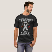 Parkinson-Krankheit Sensibilisierung Warrior Narbe T-Shirt (Vorne ganz)