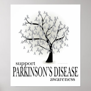 Parkinson-Krankheits-Baum Poster