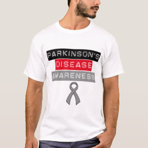 Parkinson-Krankheits-Bewusstseins-Band T-Shirt