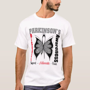 Parkinson-Krankheits-Bewusstseins-Schmetterling T-Shirt