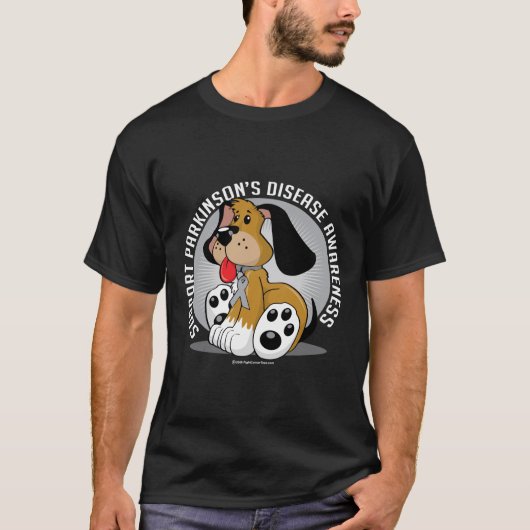 Parkinson-Krankheits-Hund T-Shirt (Vorderseite)