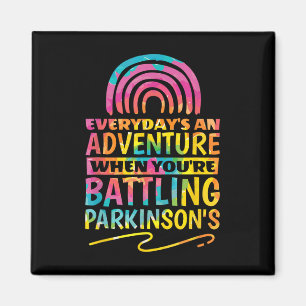 Parkinson Zitat Design für Parkinson Bewusstsein Magnet