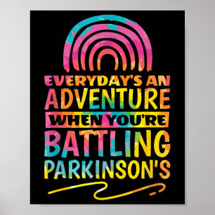 Parkinson Zitat Design für Parkinson Bewusstsein Poster