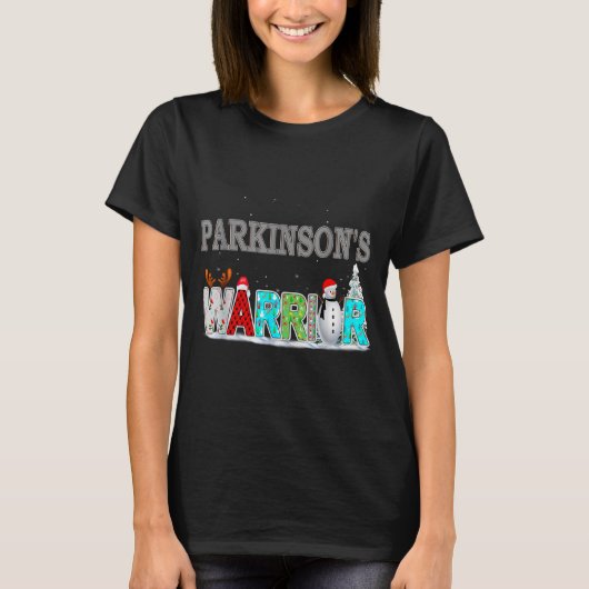 Parkinson's Awareness For Christmas T-Shirt (Vorderseite)