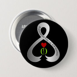 Parkinson's Awareness Ribbon Button