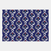 Parkinson's Awareness Ribbon Geschenkpapier Set (Vorderseite 3)