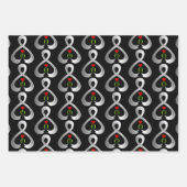 Parkinson's Awareness Ribbon Geschenkpapier Set (Vorderseite)