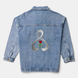 Parkinson's Awareness Ribbon Jeansjacke