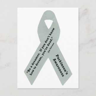 Parkinson's Awareness Ribbon Postkarte