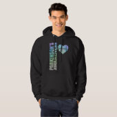 Parkinsons Bewusstsein Parkinson Krankheit Hoodie (Vorne ganz)