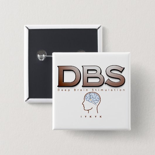 Parkinsons DBS IYKYK Button (Vorne & Hinten)