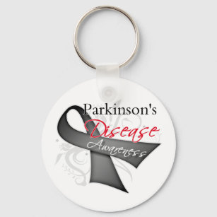 Parkinsons Disease Awareness Ribbon Schlüsselanhänger
