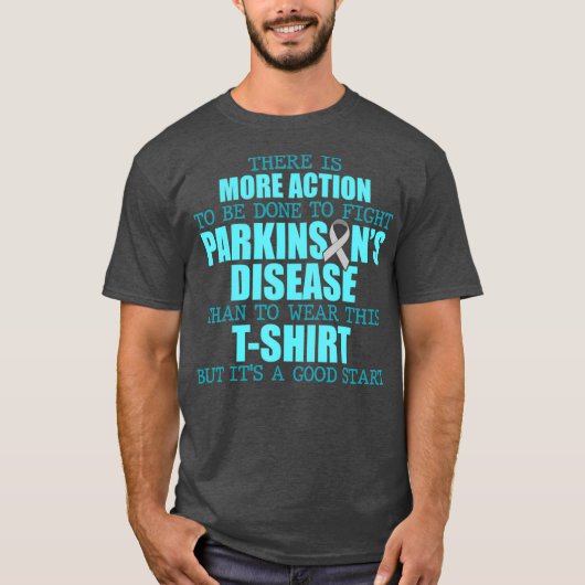 Parkinsons Disease Awareness Wear Krieger T-Shirt (Vorderseite)