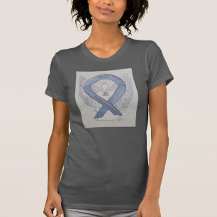 Parkinson's Disease Silver Awareness Ribbon Shirt