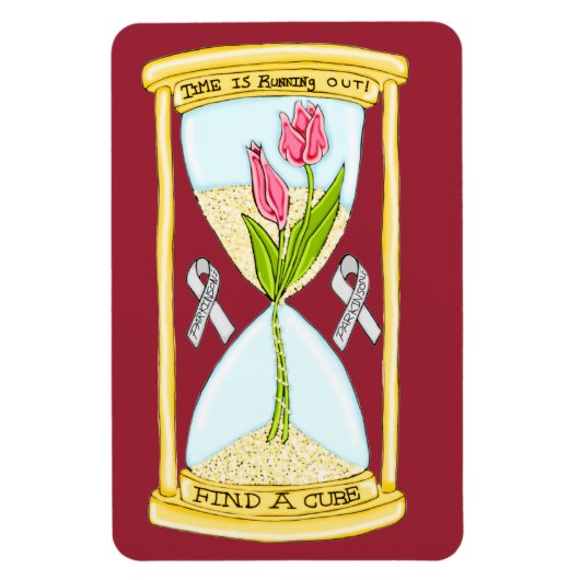 Parkinson's Find a Cure Foto Magnet (Vertikal)