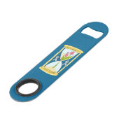 Parkinson's Find a Cure Speed Bottle Opener Flaschenöffner (Vorderseite Schrägansicht)