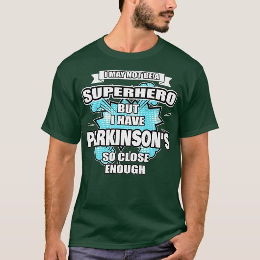 Parkinsons Geschenk Superheld Parkinson T-Shirt (Vorderseite)