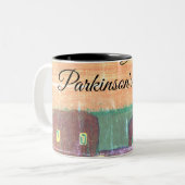 Parkinson's Girl Zweifarbige Tasse (Vorderseite Links)