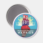 Parkinson's KO Warrior Magnet (Vorderseite/Rückseite)