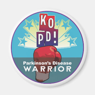 Parkinson's KO Warrior Magnet