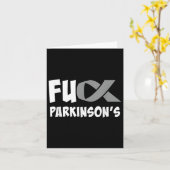 Parkinsons Krankheit Monat zur Bewusstseinsbildung Karte (Gelbe Blume)