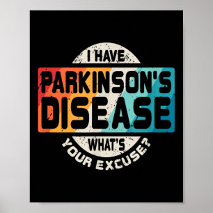 Parkinsons T Shirt Disease Awareness Survivor Gesc Poster