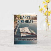 Parkkarte Erinnerung Geburtstag Karte (Gelbe Blume)