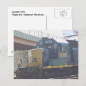 Parklokomotive Postkarte (Vorne/Hinten)