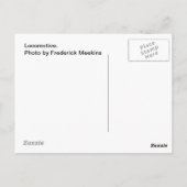 Parklokomotive Postkarte (Rückseite)