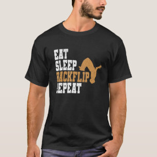 Parkour aat Sleep Backflip Wiederholung Cool T-Shirt