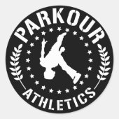 Parkour Athletics Aufkleber (Vorderseite)