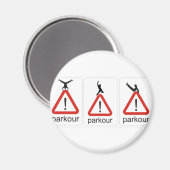 parkour awesomenessesss magnet (Vorderseite/Rückseite)