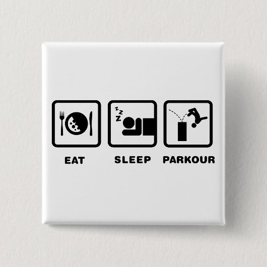 Parkour Button (Vorderseite)