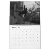 Parkour Calendar B&W Kalender (Feb 2027)