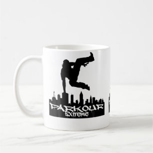 Parkour City Jumper 	 Parkour Free Running T-Shirt Kaffeetasse