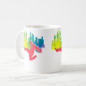 Parkour City Sunset Parkour Freerunning Kaffeetasse (Vorderseite Links)