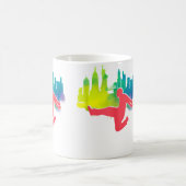Parkour City Sunset Parkour Freerunning Kaffeetasse (Mittel)