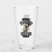 Parkour-Eichhörnchen - lustiges Freeruning Glas (Vorderseite)