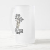 Parkour-Eichhörnchen - lustiges Freeruning Mattglas Bierglas (Vorderseite Links)