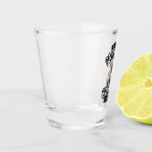 Parkour-Eichhörnchen - lustiges Freeruning Schnapsglas (Links)