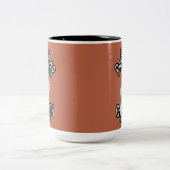 Parkour-Eichhörnchen - lustiges Freeruning Zweifarbige Tasse (Mittel)