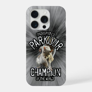 Parkour Eichhörnchen - lustiges Freerunning iPhone 15 Pro Hülle