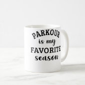 Parkour-Enthusiast Kaffeetasse (VorderseiteRechts)