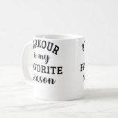 Parkour-Enthusiast Kaffeetasse (Vorderseite Links)