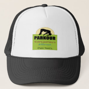 Parkour-Every Journey ist eine andere eigene Reise Truckerkappe