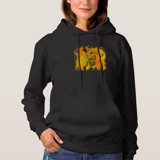 Parkour extreme athlete parkour runner funny sayin hoodie (Vorderseite)