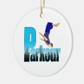 Parkour Extreme Sport Keramik Ornament (Links)