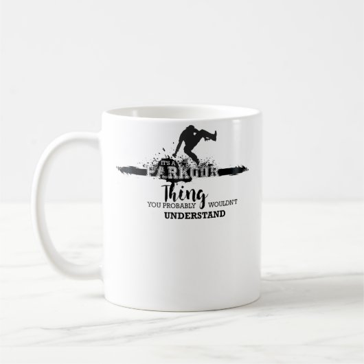 Parkour Free Runner Kaffeetasse (Links)